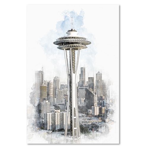 Deco Panel, Wieża Space Needle w Seattle 40x60 na Arena.pl