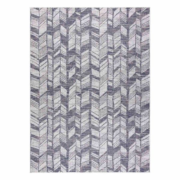 RUG/LU/VINEA/CHEVRON/CREAM+BLUE/80x150 zdjęcie 1
