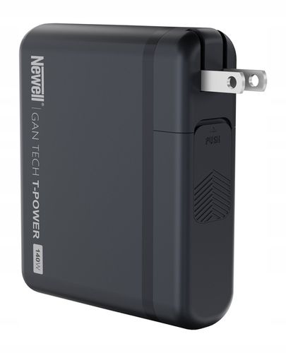 Ładowarka sieciowa z adapterami Newell GaN Tech T-power 140W 3xUSB-C 3xUSB na Arena.pl