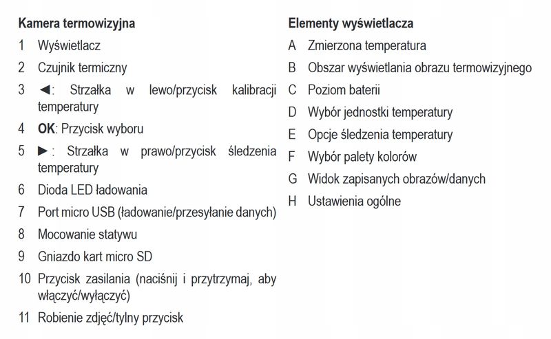 Kamera termowizyjna kieszonkowa -10 do 400 st.C zdjęcie 6