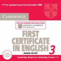 First Certificate in English 3 CD Cambridge ESOL