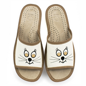 KLAPKI DAMSKIE SKÓRA WYPROFILOWANA WKŁADKA KAPCIE r.37