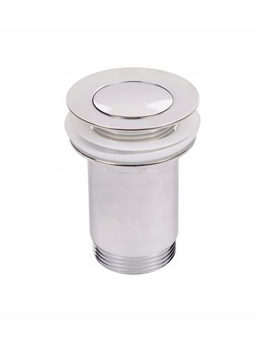 Korek Umywalkowy Klik Klak Chrom Mosiężny bez przelewu JANO S2182 na Arena.pl