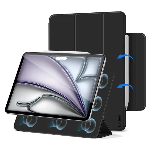 Etui Tech-Protect Smartcase Magnetic na iPad Air 13” 2024 / 2025 - czarne na Arena.pl