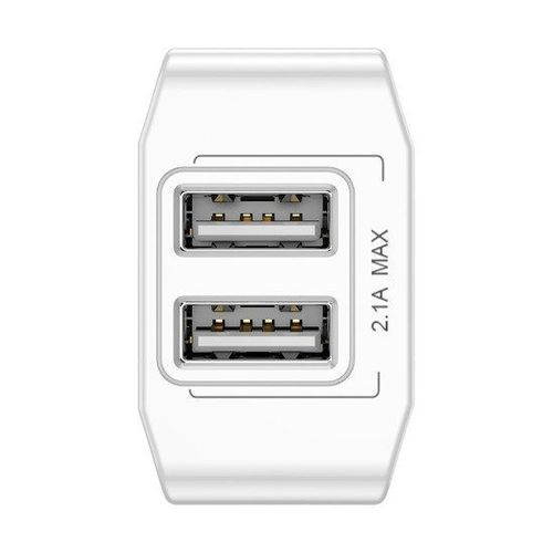 Mini ładowarka sieciowa Baseus 2x USB - biała na Arena.pl
