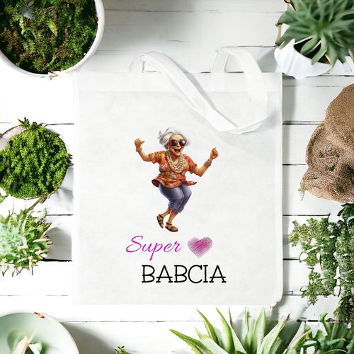 Torba z nadrukiem prezent Dzień Babci różne wzory Babcia na Arena.pl