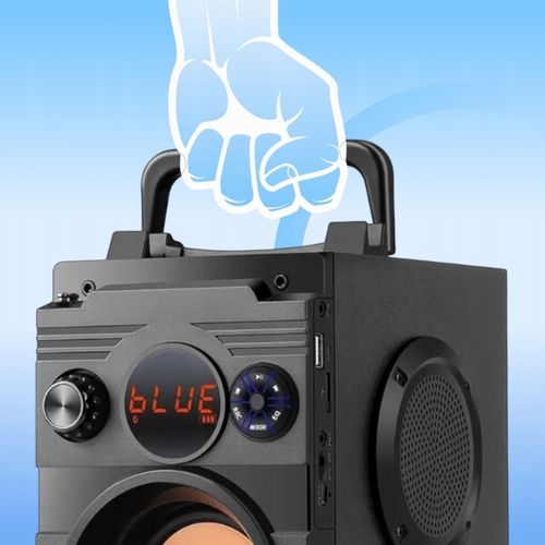 GŁOŚNIK BEZPRZEWODOWY BLUETOOTH PRZENOŚNY 800W MOBILNY Z RADIEM FM USB na Arena.pl