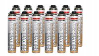SOUDAL Klejąca pianka poliuretanowa Soudatherm Fasada 750 ml 119243 - 12szt