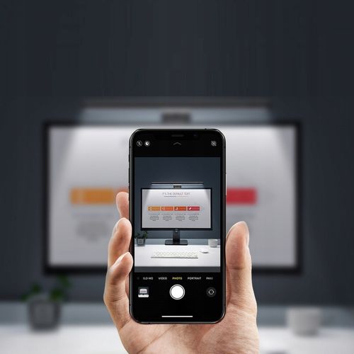 Baseus ergonomiczna dotykowa regulowana lampka wisząca LED na monitor USB-C na Arena.pl