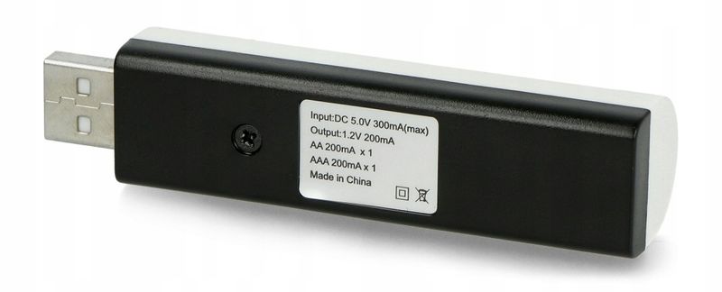 ŁADOWARKA XTREME XN-101 USB AA/AA 5V DC 300mA 1.2V zdjęcie 4