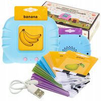 EDUKACYJNY CZYTNIK KART DO WCZESNEJ NAUKI JĘZYKA ANGIELSKIEGO 224 SŁÓWKA