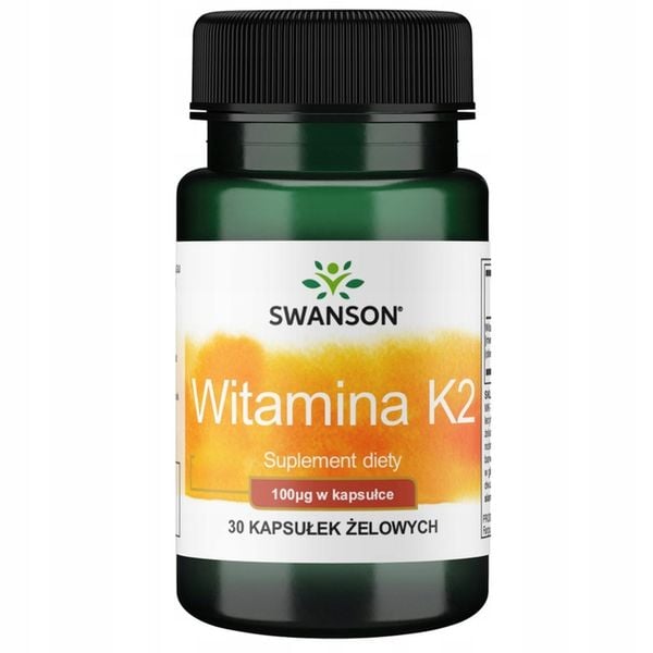 NATURALNA WITAMINA K2 MK-7 200mcg KOŚCI SWANSON zdjęcie 8
