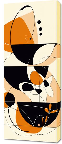 Obraz 40x100cm Taneczne Kręgi zdjęcie 1