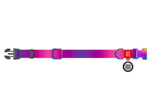 Collar Waudog Recycled Obroża Nylonowa Z Qr-Paszportem, Gradient S 15Mm/25 na Arena.pl