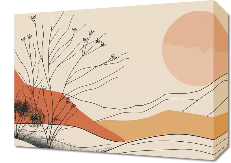 Obraz 40x30cm Pustynna Wydma zdjęcie 1