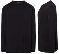 Koszulka z długim rękawem komfortowa Bawełna Certyfikat kolory L czarna