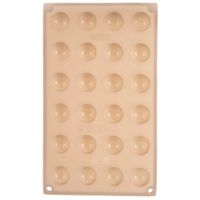 Forma do pralin i czekoladek silikonowa beżowa 30x17,5x1,5 cm