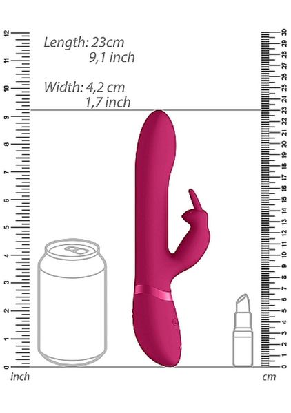 Amoris - Stimulating Beads Rabbit - Pink zdjęcie 10