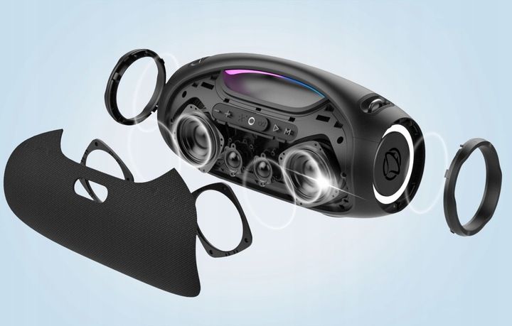 Głośnik Bluetooth Przenośny Bezprzewodowy Manta SPK320 120W Powerbank zdjęcie 12