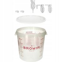 Pojemnik fermentacyjny 30l Fermentator z rurkami 3szt