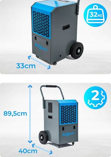 PRZEMYSŁOWY POCHŁANIACZ WILGOCI 650W BUDOWLANY OSUSZACZ POWIETRZA na Arena.pl