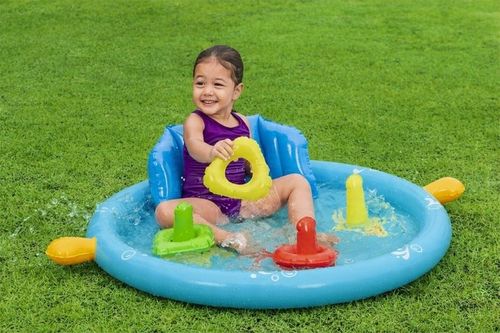 Bestway 52568 Basenik dmuchany z daszkiem, oparciem i sorterem 1.15m x 89cm na Arena.pl