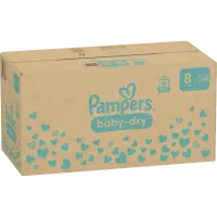 Jednorazowe pieluszki dla dzieci roz. 8 Pampers Baby Dry 120 szt.