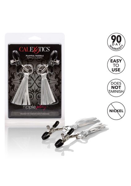 Playful Tassels Nipple Clamps Silver zdjęcie 6