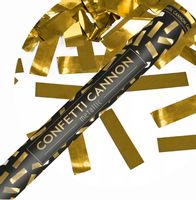 Tuba z Konfetti Armatka Strzelająca Złote Konfetti Wesele Ślub Party 60cm