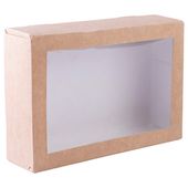 papierowe pudełko z okienkiem 260x190x60mm 100szt sup