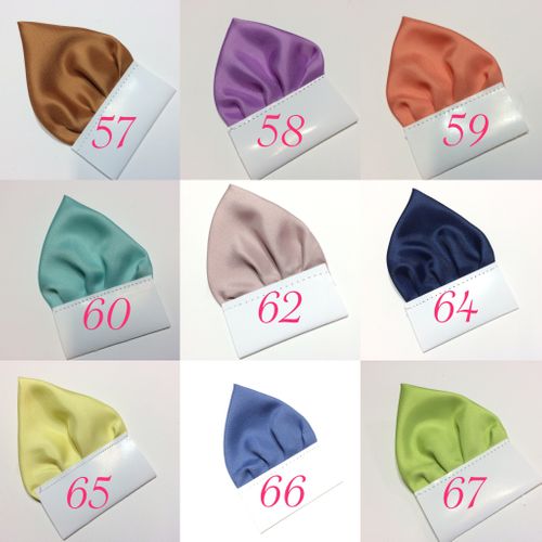 Żółta poszetka trójkątna "Wypustka" na Arena.pl