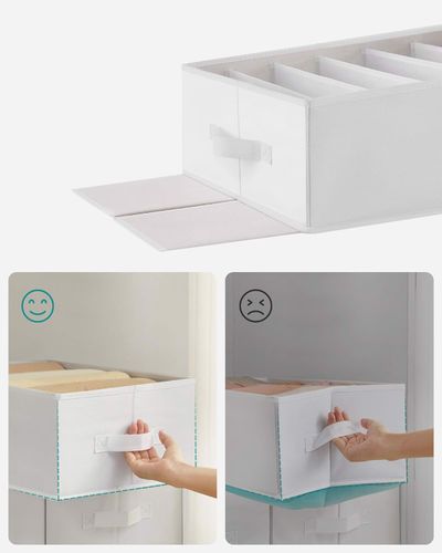 Organizer Pojemniki Materiałowe do Szuflad  4szt na Arena.pl