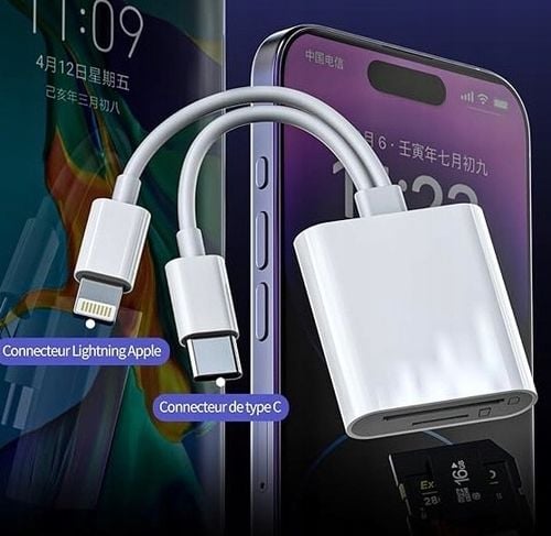 ADAPTER 2in1 LIGHTNING/USB-C na Arena.pl