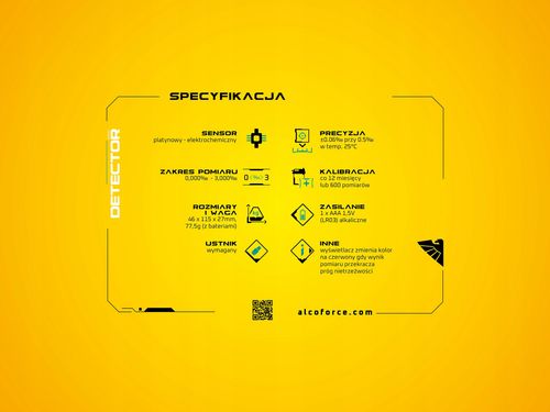 Alkomat AlcoForce Detector na Arena.pl