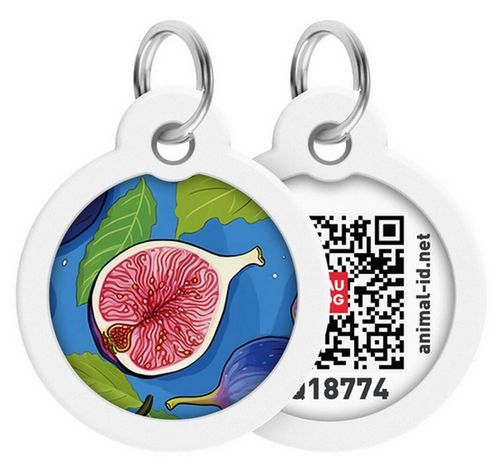 Collar Waudog Smart Id Zawieszka Z Qr-Paszportem Okrągła 3Cm Figa na Arena.pl