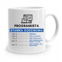 Kubek Informatyka Programisty Stawka Godzinowa Z Nadrukiem Ze Zdjęciem