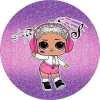 Opłatek na tort LOL Lalki Suprise Postacie