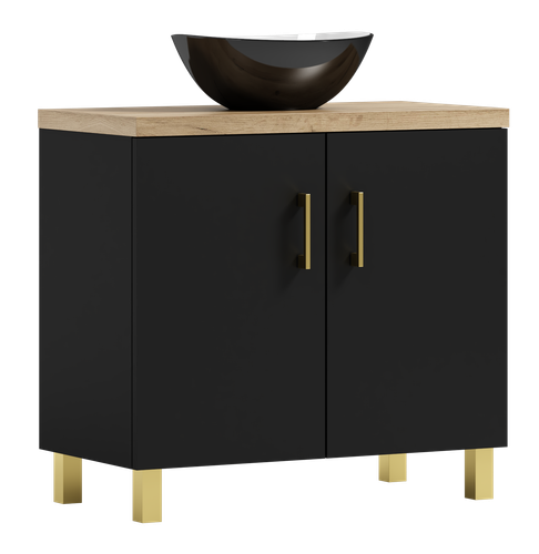 ZESTAW MEBLI LAZIENKOWYCH 50 szafka umywalka słupek w. (W7) + EC na Arena.pl