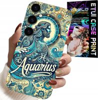 ETUI DO SAMSUNG GALAXY A34 5G - ZNAK ZODIAKU, WODNIK, ASTRONOMIA PLECKI