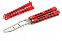 Butterfly nóż motylkowy motylek składany treningowy tępy BKC-01 etui