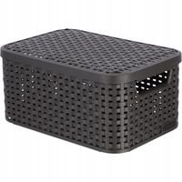 Curver Koszyk Pojemnik Z Pokrywką Przechowywanie