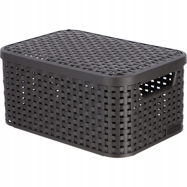 Curver Koszyk Pojemnik Z Pokrywką Przechowywanie zdjęcie 1