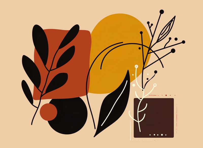 Plakat 55x40cm Ciepłe Kontury zdjęcie 1