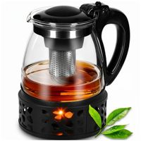 DZBANEK do herbaty szklany ZAPARZACZ ze szkła 1500ML CZAJNIK ŻAROODPORNY