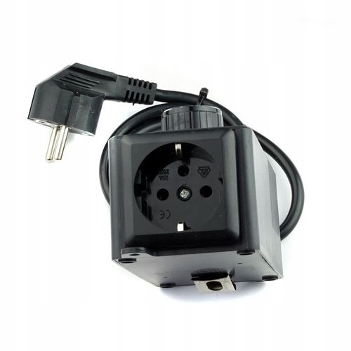 Regulator obrotów silnika mocy napięcia w obudowie z gniazdkiem 2400W 230V na Arena.pl