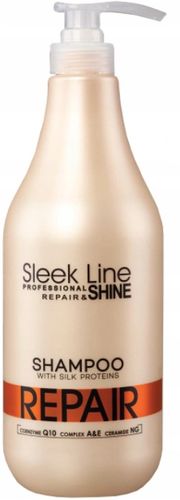 Stapiz ZESTAW XXL Sleek Line Repair z Jedwabiem Szampon 1000ml Maska 1000ml na Arena.pl