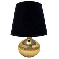 LAMPKA NOCNA ZŁOTA NOWOCZESNA LAMPKA STOŁOWA MAŁA LAMPA BIURKOWA