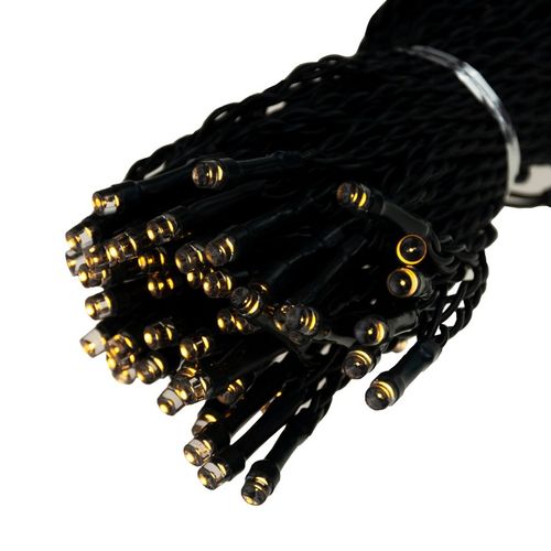 LAMPKI CHOINKOWE SOLARNE 100 LED 10m GIRLANDA CIEPŁE BIAŁE 8 FUNKCJI na Arena.pl