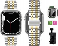 BRANSOLETA PASEK DO APPLE WATCH 1 2 3 4 5 6 7 8 9 SE 38mm/40mm/41mm + SZKŁO