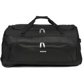 bardzo duża torba podróżna na kółkach bellugio - czarna